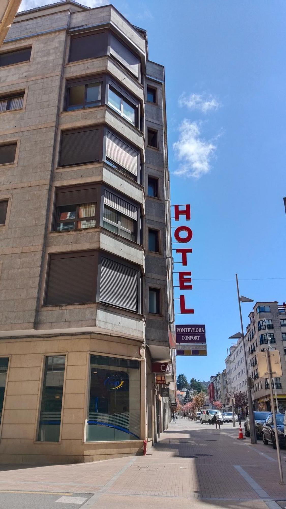 Hotel Hhb Pontevedra Confort Bagian luar foto